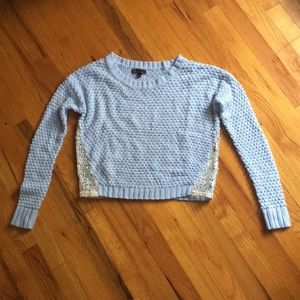 Lightweight crop sweater